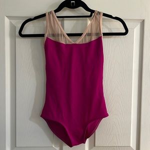 Yumiko Masha mesh in hot pink and nude mesh XS